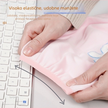 Unisex manžeta za ruku s integriranim rukavicama, 2-u-1, za pisanje, otporne na habanje i prljavštinu, za sve sezone.