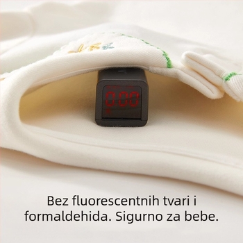 Dječja majica s dugim rukavima od pamuka, cvjetni uzorak, 95% pamuk, za dob 1–3 godina