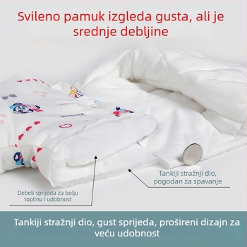 Pamučni dječji štitnik za ramena, topli debeli prsluk za novorođenčad, jesen-zima