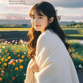 Poliesterska deka s otiskom crtanog motiva, 300 g/m², prilagodljiva, za sve sezone