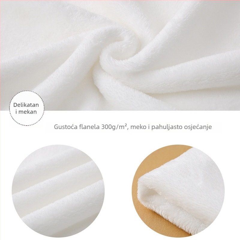 Poliesterska deka s otiskom crtanog motiva, 300 g/m², prilagodljiva, za sve sezone