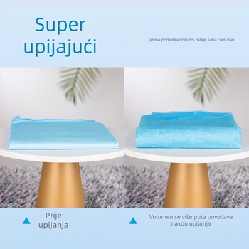 Podloga za obuku pasa – veća i deblja, od netkanog materijala, upija, otporna na propuštanje, s kontrolom mirisa