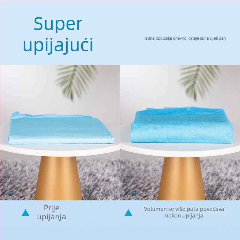 Podloga za obuku pasa – veća i deblja, od netkanog materijala, upija, otporna na propuštanje, s kontrolom mirisa