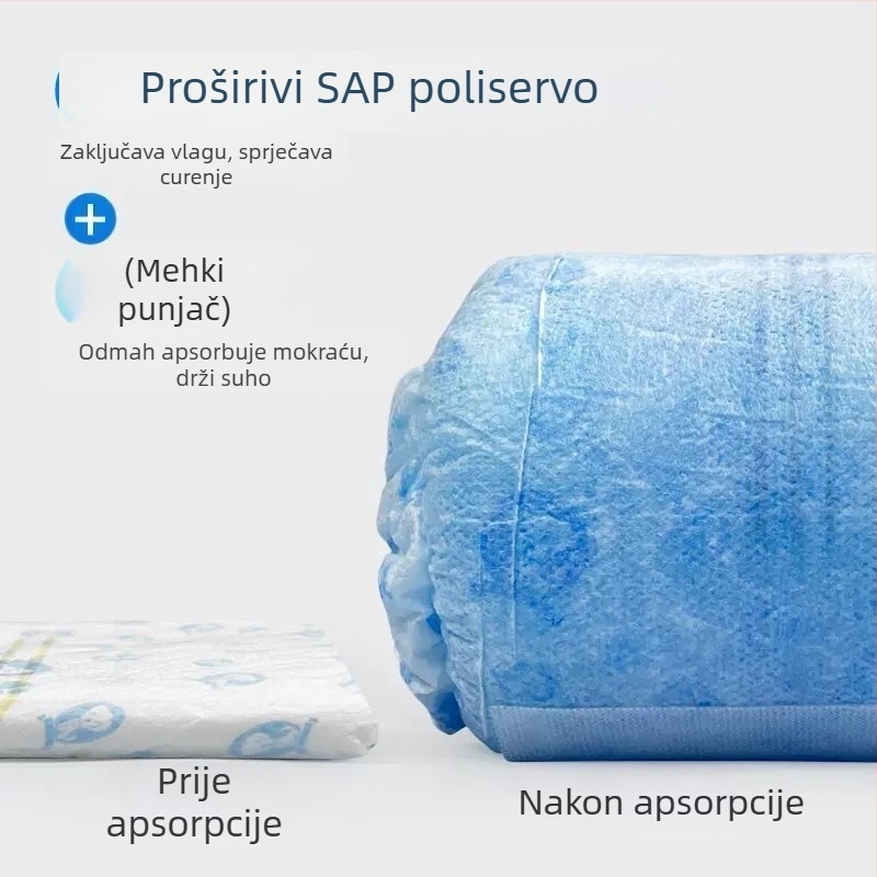 Milaido Menstrualne hlačice za ženke psa - netkani materijal, crtani stil