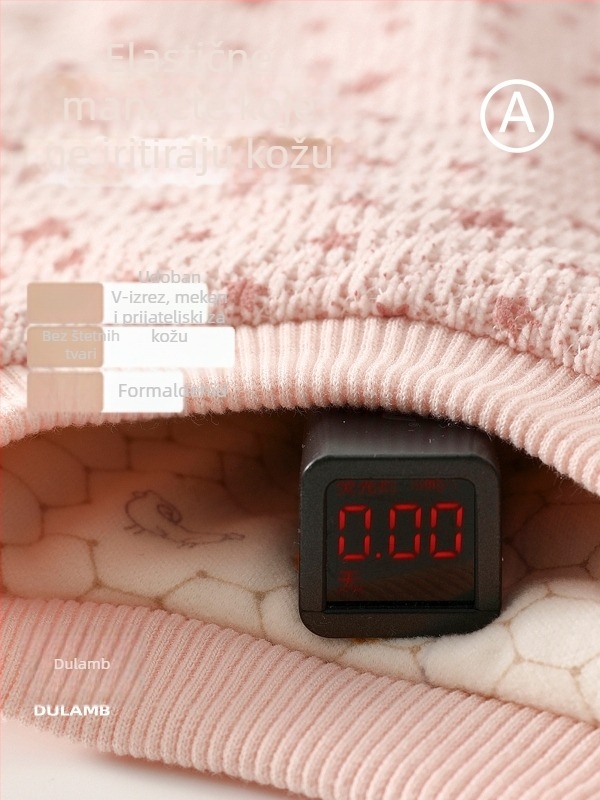 Dječji debeli jacquard džemper, unisex, za uzrast 3–8 godina, s dugim rukavima