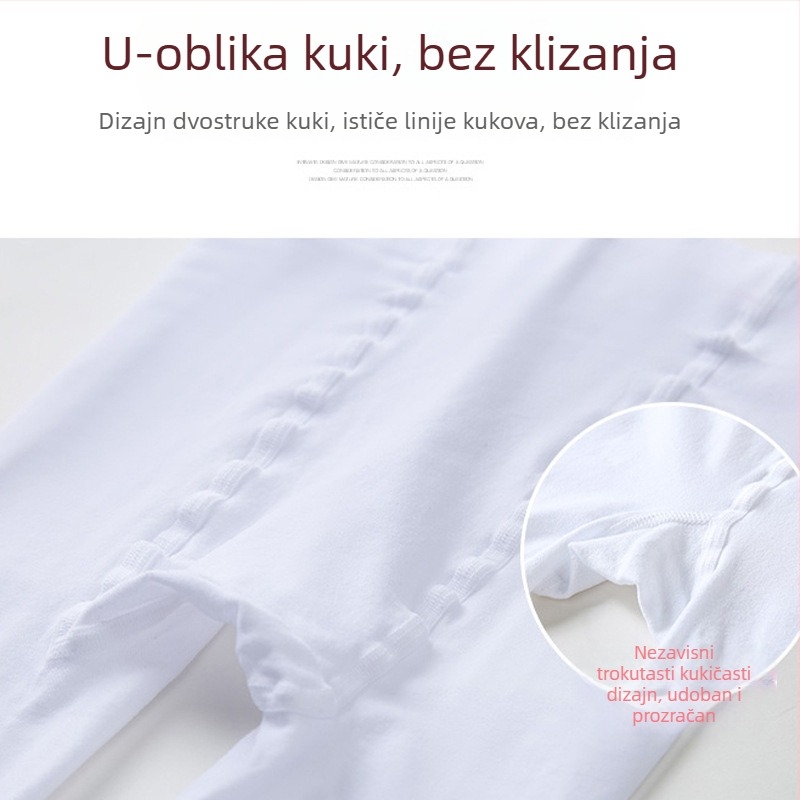 Dječje plesne tajice, 90D, prozračne, dugi tubularni dizajn, za uzrast 3–8 godina, proljeće i jesen