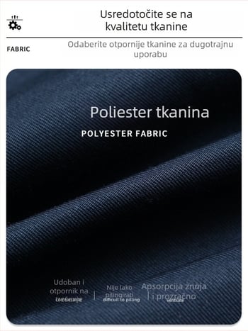 Zimski radni kaput za tvornicu, 100% poliester, otporan na hladno, za odrasle muškarce