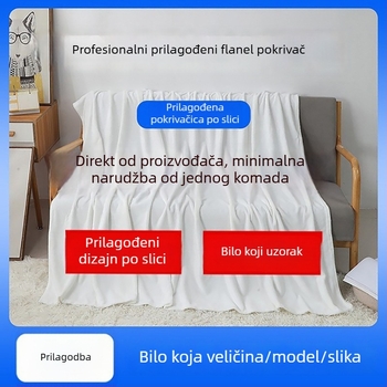 LZ flanel deka, prilagođena poliester 800–999 g, moderni jednostavni dizajn, pogodna za sve sezone