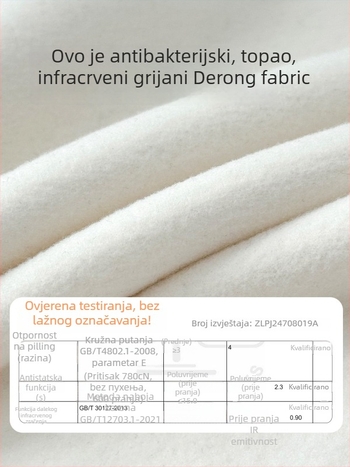 Dječja majica, korejskog stila, njemački flis, poliester 81,4%, visok ovratnik