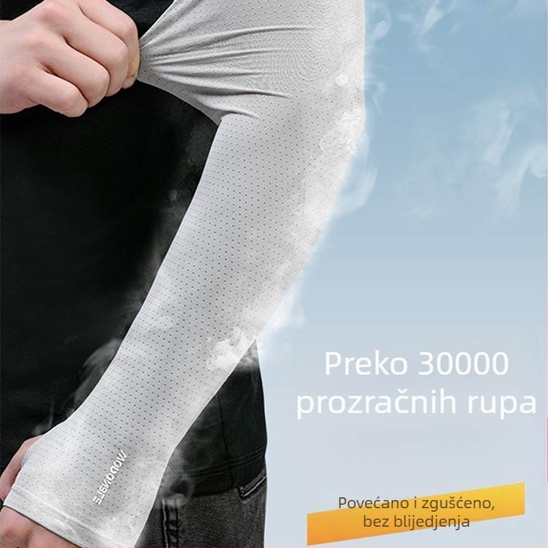 Najlon UV rukave za podlakticu, široki slobodan kroj, Ice Silk materijal, 81-95% najlona, proljeće 2023