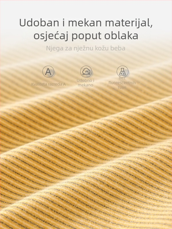 Dječji termalni dvodijelni set od milk silk, jesen-zima, za uzrast 1–3 godina