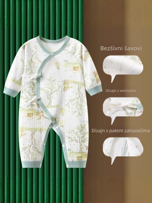 Kutija za bebe od pamuka: komplet odjeće i dodataka s dugim rukavima, za dob 0–12 mjeseci, jesen 2025