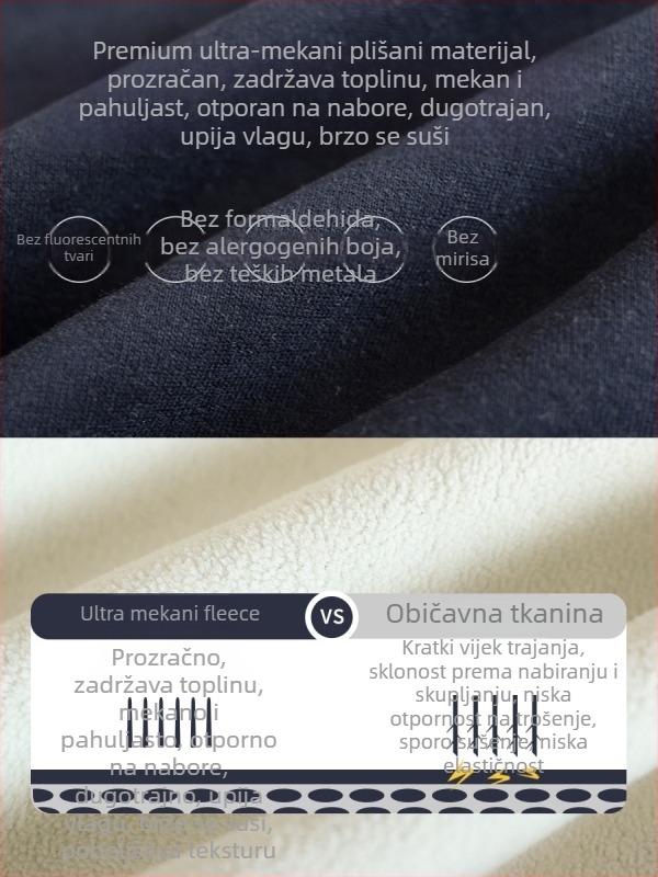 Dječja jakna od flisa s kapuljom, vjetrootporna i topla zima, model 2025, s prednjim zatvaračem