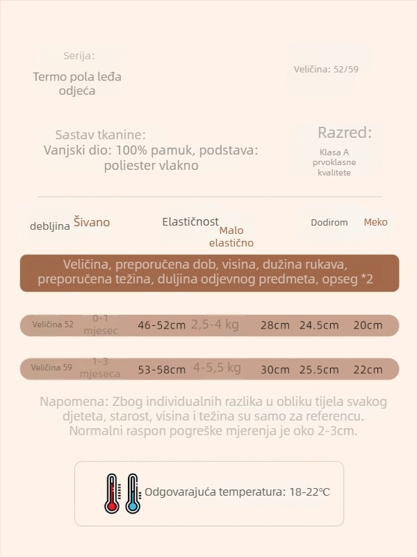 Dječja pamučna majica za jesen/zimu, 100% pamuk, unisex, okrugli vrat, bez kapuljače, za novorođenčad