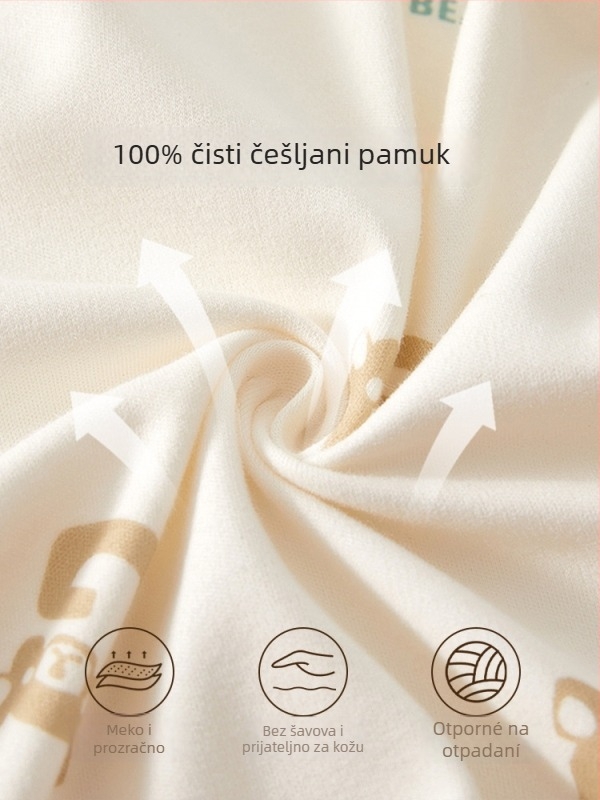 Novorođeni top s okruglim izrezom, 100% pamuk, unisex, proljeće i jesen