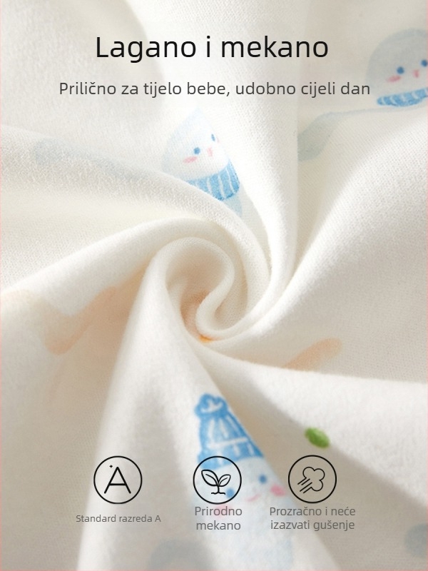 Nova bebina majica od pamuka – okrugli vrat, bez kapulje, 100% pamuk, Klasa A, nježno tretiranje, proljeće i jesen