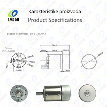 Miniaturni ručni planetarni generator, trofazni bezčetkasti motor, prenosni vanjski izvor energije