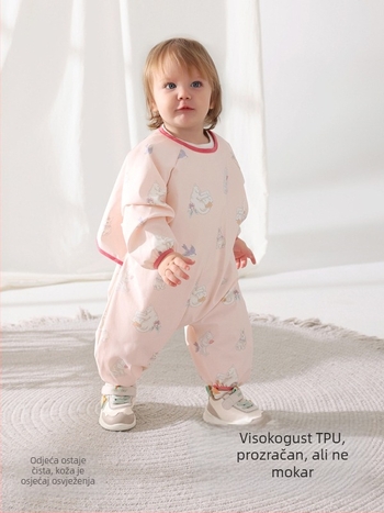 Belleptide Vodootporna bebanska bavica za jelo s džepom — Crtani uzorak, 100% poliester