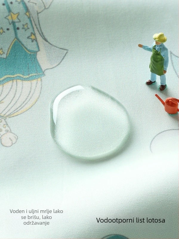 Belleptide Vodootporna bebanska bavica za jelo s džepom — Crtani uzorak, 100% poliester