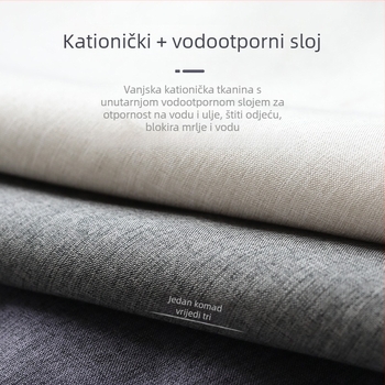 Pregača za kuhinju bez rukava, kationični materijal, vodootporna i otporna na masnoće