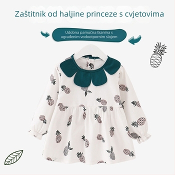 Dječja zaštitna zástita za hranu, vodonepropusna, unisex, za djecu 1-3 godine, visina 59 cm, proljeće 2025