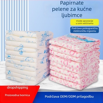 Jednokratne pelene za pse – bez curenja, univerzalni kroj, crtani stil, materijal: netkana tkanina + PE folija