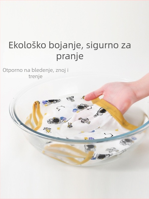 Muške bokserice za dječake s printom astronauta, paket od 4, 95% pamuka, za djecu od 8 godina