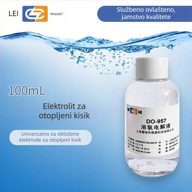 Praškasti elektrolit za kalibraciju otopljenog kisika | Kalibrator nula kisika | Model JPB-607A | Marka Leici/Thunder Magnet | Rezolucija 0,01 mg/L