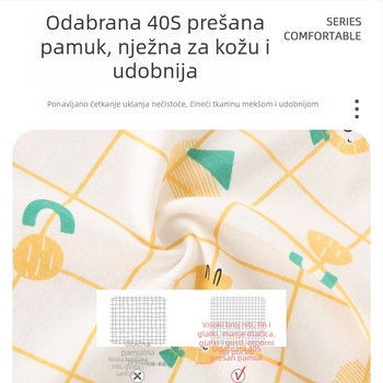 Unisex dječji dvodijelni set za spavanje, 2 dijela, 100% pamuk, dugi rukavi i duge hlače, motiv životinja