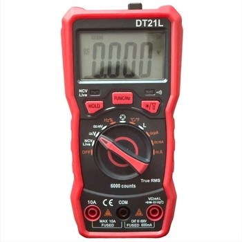 NJTY T21L Pametni digitalni multimetar s automatskim rasponom, pretvaranje temperature i čuvanje podataka, mjerenje induktiviteta