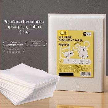 Jednokratni papir za upijanje mokraće psa Teddy — urin-barijera, netkano materijalo