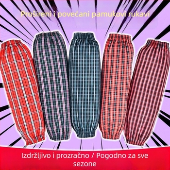 Unisex pamučna manžeta za nadlakt s geometrijskim uzorkom i anti-prljavom otiskom