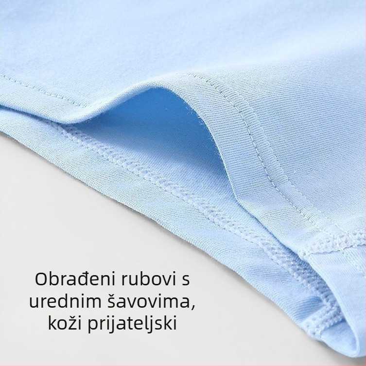 Dječje pamuk gaćice za dječake, 95% pamuk, razina sigurnosti A, model 3005+3006, ljeto 2025
