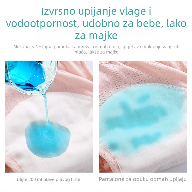 Hlačice za trening na toaletu za bebe i malu djecu – pamuk, sigurnosna klasa A, brend Friendship