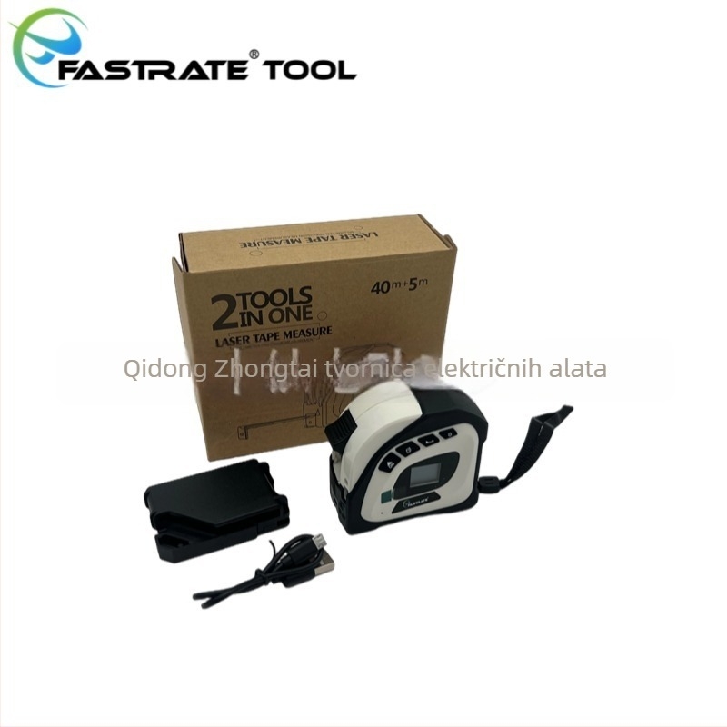 FASTRATE FRT-LTM-B laserski mjerač udaljenosti – infracrveno mjerenje, 2-u-1 mjerenje, elektronički mjerni alat