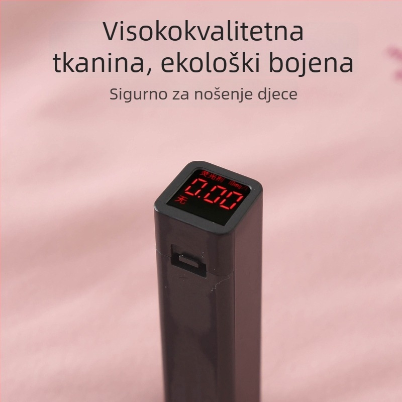 Dječji zimski top s trostrukom punjenjem, pletena tkanina 89,5% poliestera, okrugli izrez, bez kapulje