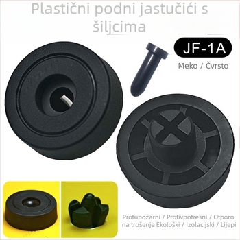 Latch-Tip Podložak za Stopalo, Plastična Šasija Pad, Mekane Gumene Podloge Za Stroj — Protuklizno, Otporno na Udarce, Izolirano, Plug-In