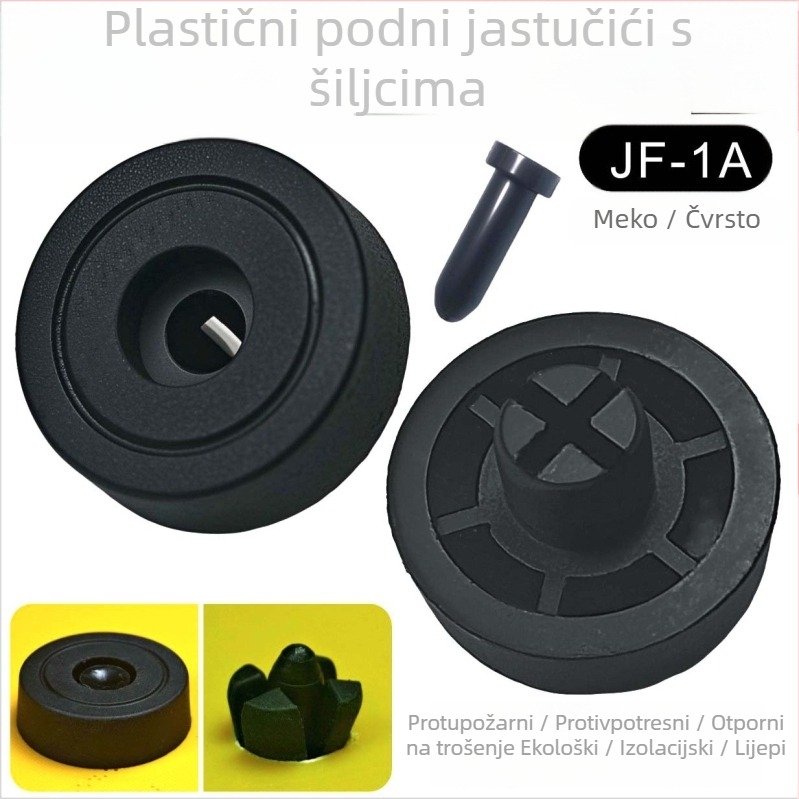 Latch-Tip Podložak za Stopalo, Plastična Šasija Pad, Mekane Gumene Podloge Za Stroj — Protuklizno, Otporno na Udarce, Izolirano, Plug-In