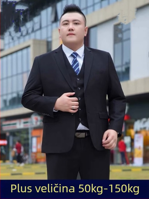 Muški minimalistički casual kostim komplet, slim fit, prednje kopčanje s dva gumba, plosati rever, smjesa acetata 50–60%, pogodan za sve sezone, jesen 2024
