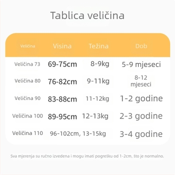 Dječji spavaći vreć s odvojenim nogama, 100% pamuk materijal i punilo, za uzrast 1–3 godine, proljeće–jesen, karikaturan uzorak