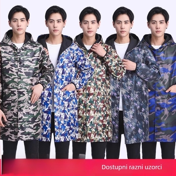 Pregača bez rukava – pamuk, kamuflažni uzorak, japanski stil, otpornost na zaprljanje