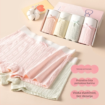 Sakurajisen dječje boxerice za djevojčice – čista pamuk, Klasa A, 95% pamuk + 5% elastan, udoban, ne stežu, za djevojčice 8+ godina (visina 140 cm+), ljeto 2024