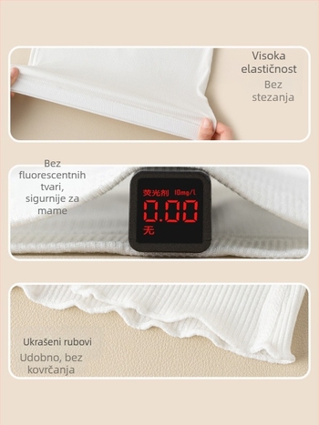 Dječje gaćice za djevojčice od pamuka s sigurnosnim šortama 2-u-1, 92% pamuka, uzrast 3–8 godina, Nubi Elf