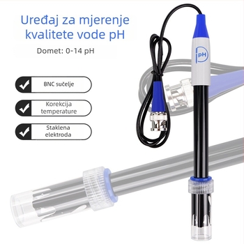 PR201 pH senzor, PH kompozitna elektroda za brzi analizator kvalitete vode, raspon 0–14 pH, točnost 0,02 pH, Earthworm