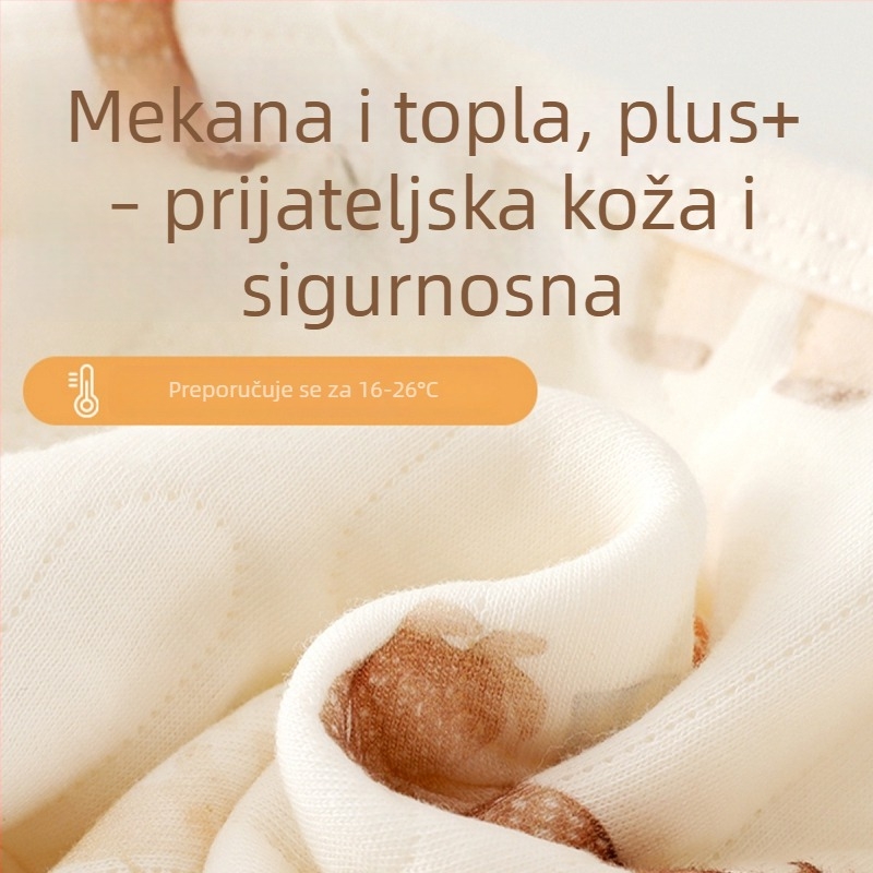 JOYNCLEON dječji top za zimu, 100% pamuk, okrugli ovratnik, bez kapuljače, za novorođenčad 0–1 godina, mekana obrada materijala Jyf200202