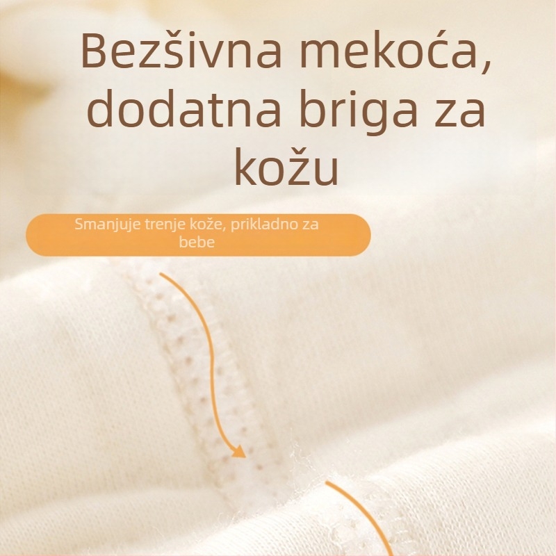 JOYNCLEON dječji top za zimu, 100% pamuk, okrugli ovratnik, bez kapuljače, za novorođenčad 0–1 godina, mekana obrada materijala Jyf200202