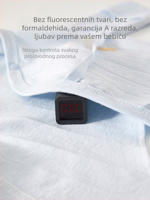 Novorođena dječja majica od pamuka, bez kapuljače, okrugli vrat, za dob 0–12 mjeseci, mekana tkanina