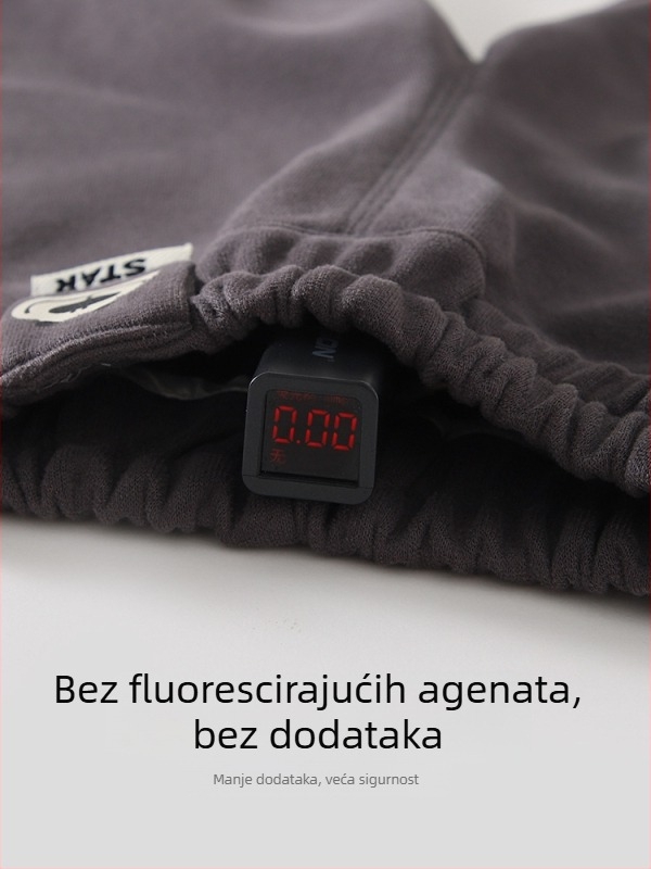 Dječje sportske hlače od pamuka, korejskog stila, 60% pamuk, srednje visoki struk s elastičnom, za uzrast 1–3 godine, zimsko-proljetno-jesensko razdoblje