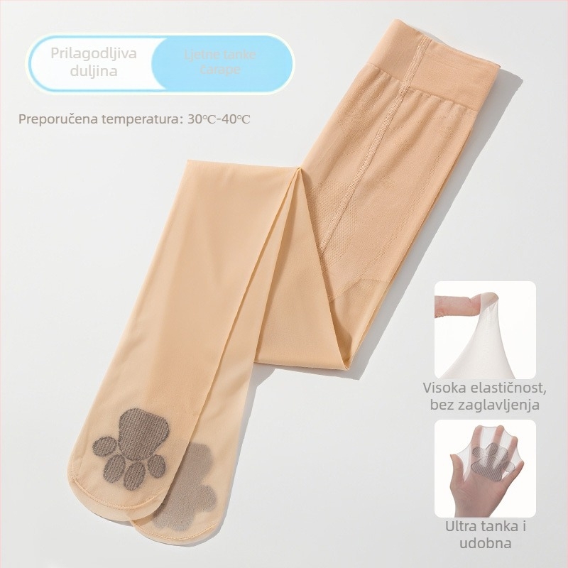 Dječje plesne čarape za djevojčice – tanke, prozračne pantyhose, Vinylon 90%, jednobojni uzorak, proljeće–jesen, uzrast 3–8 godina