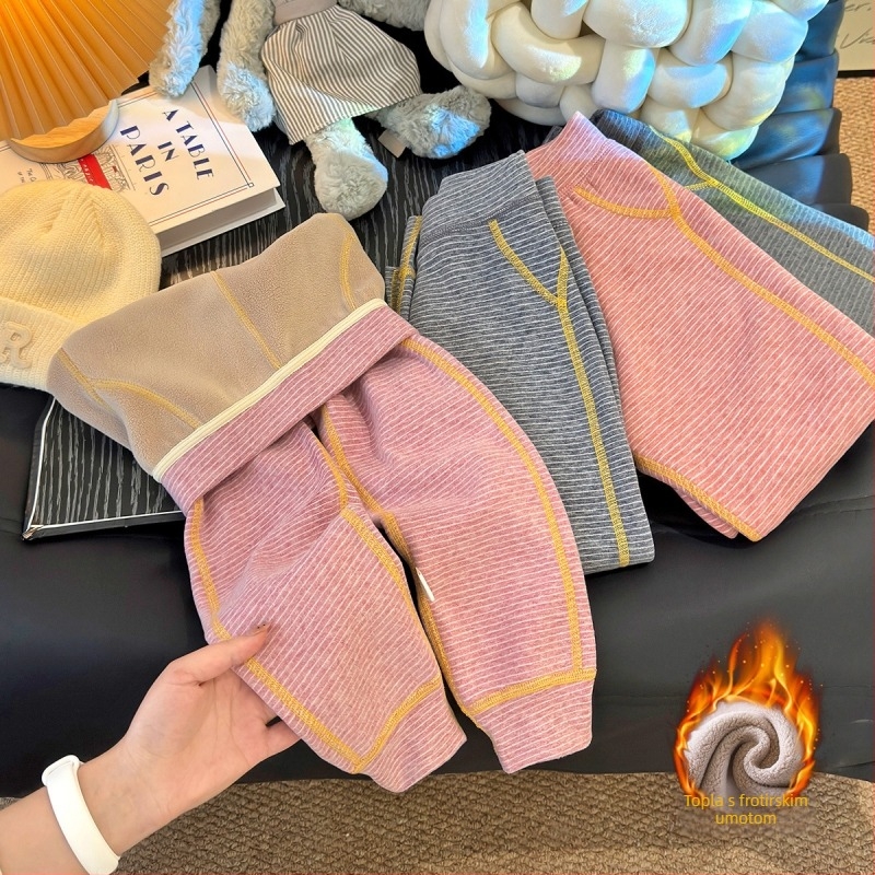 Dječje zimske hlače s ovsenim flecom, 95% poliester, srednji pojas, unisex, Sigurnosni razred A